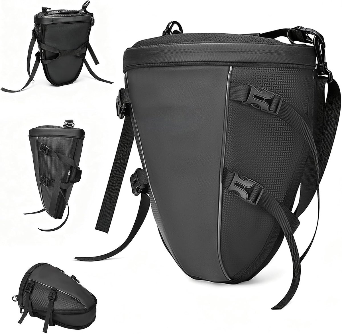Achtertas voor motorfiets 10-14 liter - waterdicht - duurzaam materiaal - ideaal voor een dagtocht - ShopVlot