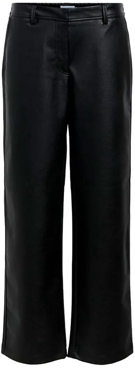 Object Objliva Mw Wide Pants Noos Broeken Dames - Zwart - Maat 40