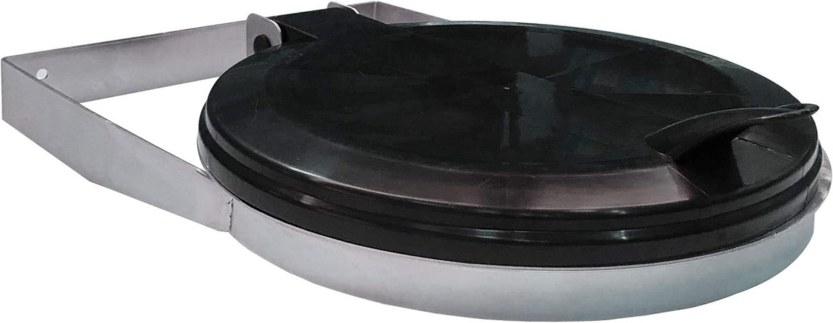 Afvalzak houder 120 liter - metalen wandhouder - stevige staalconstructie - ideaal voor gele zakken