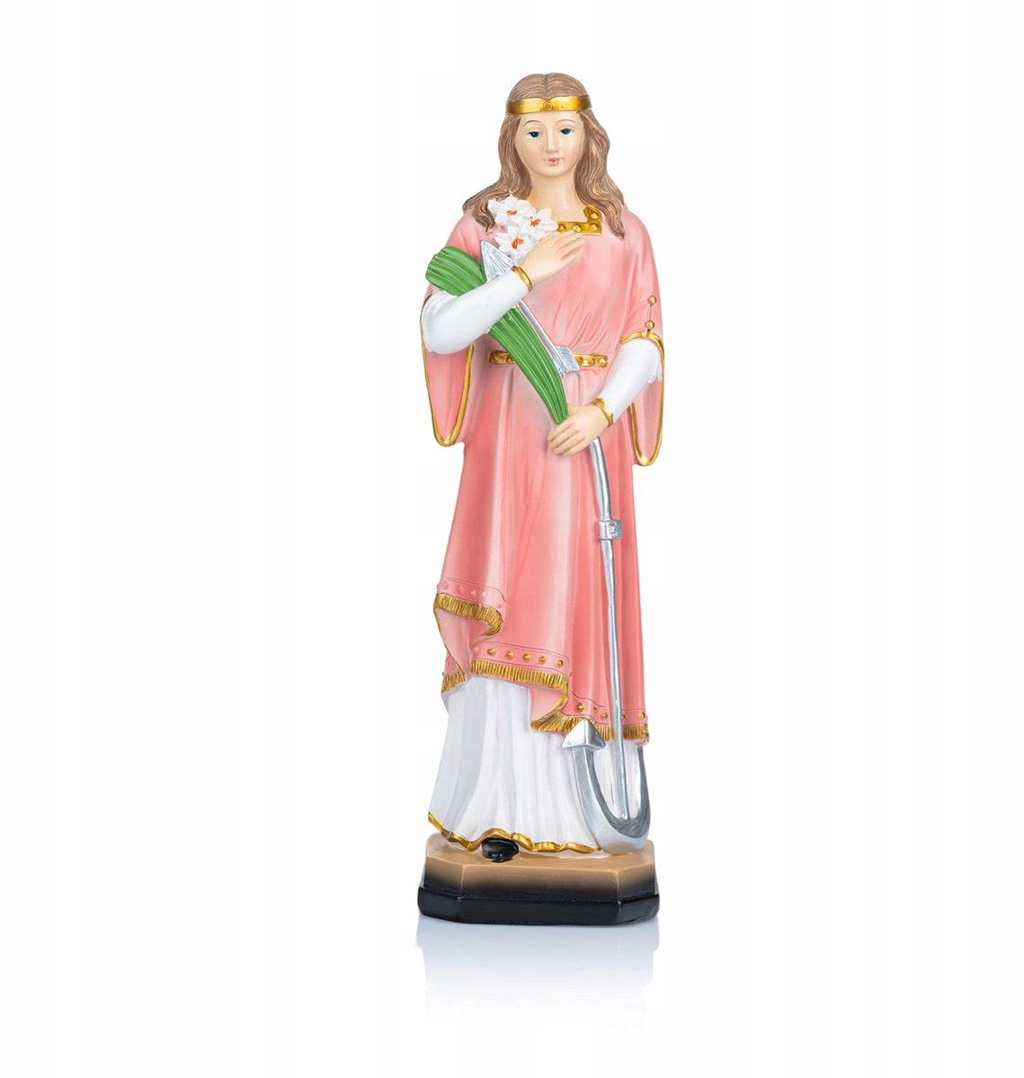 Heilige Philomena Beeldje - 30 cm Hoog - Hars