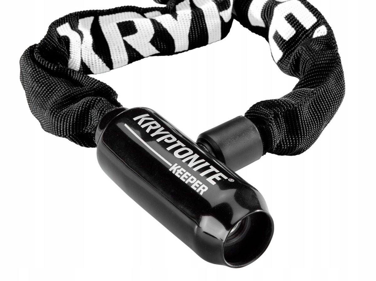 Kryptonite Keeper 585-ketting met Geïntegreerd Slot – Kettingslot Fiets – Fietsslot met Ketting Elektrische Fiets – 85 cm – Staal – Zwart – foto 3