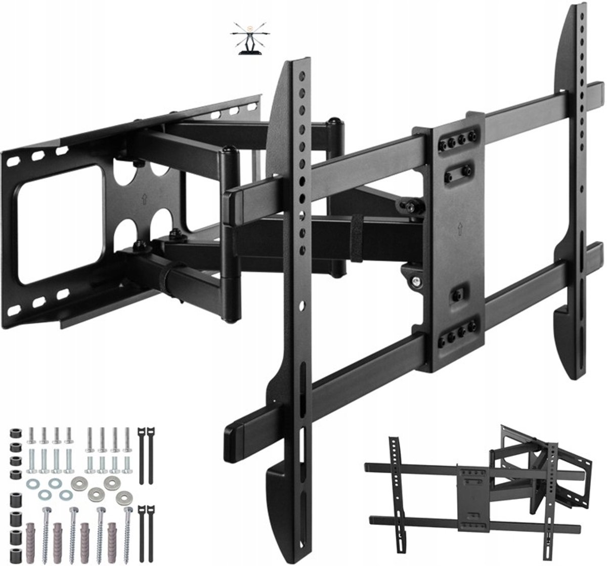 Universele TV wand 85 inch - Draaibaar en Kantelbaar