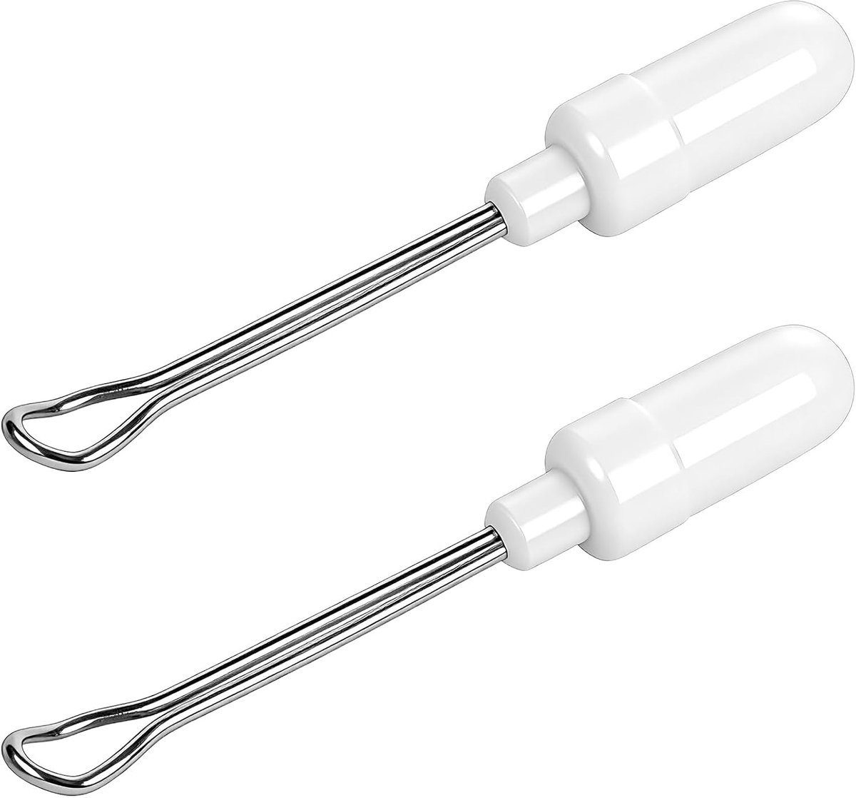 Oorcleaners set van 2 - RVS oorlepels - Herbruikbaar en duurzaam - Perfect voor gezinsgebruik - ShopVlot