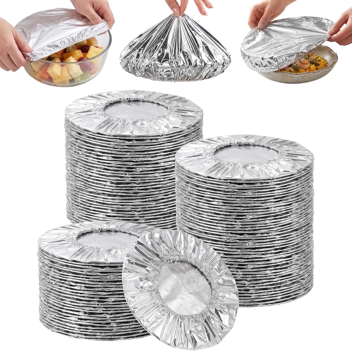 50 stuks elastische aluminium deksels voor isolatie en conservering - ShopVlot
