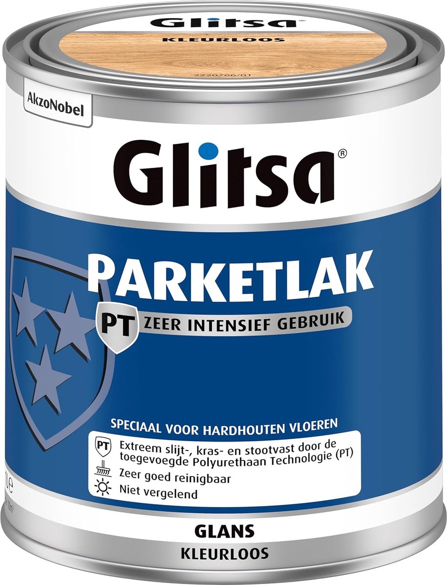 Vloercoating - Hoogglans - Transparant - Optimale krasbestendigheid - ShopVlot