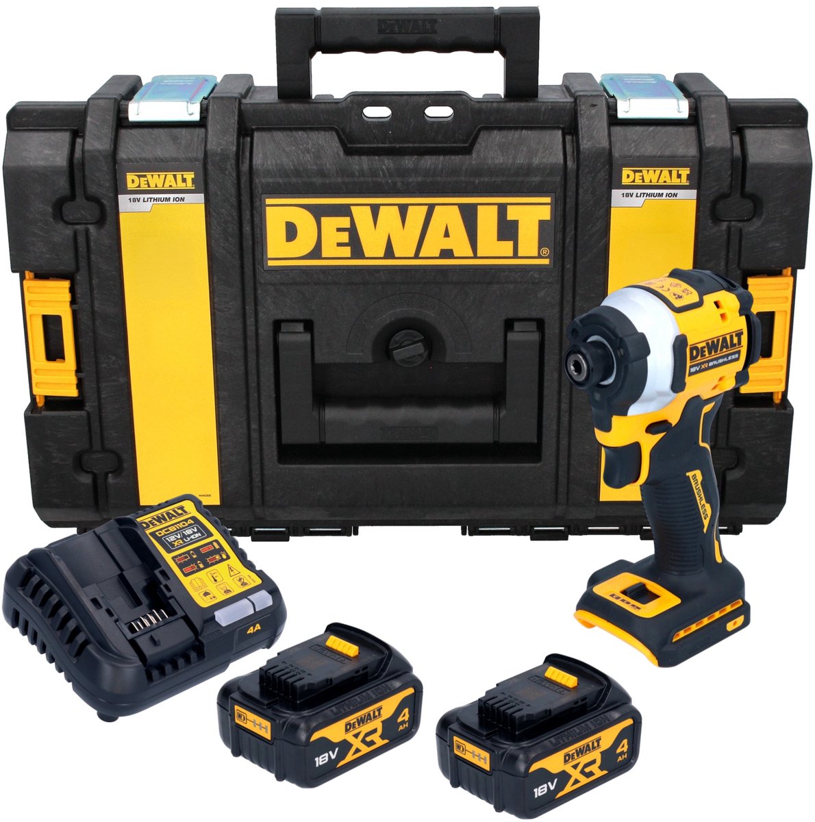 DeWalt DCF 850 N accu-slagmoersleutel 18 V 205 Nm 1/4" borstelloos solo - zonder accu, zonder oplader