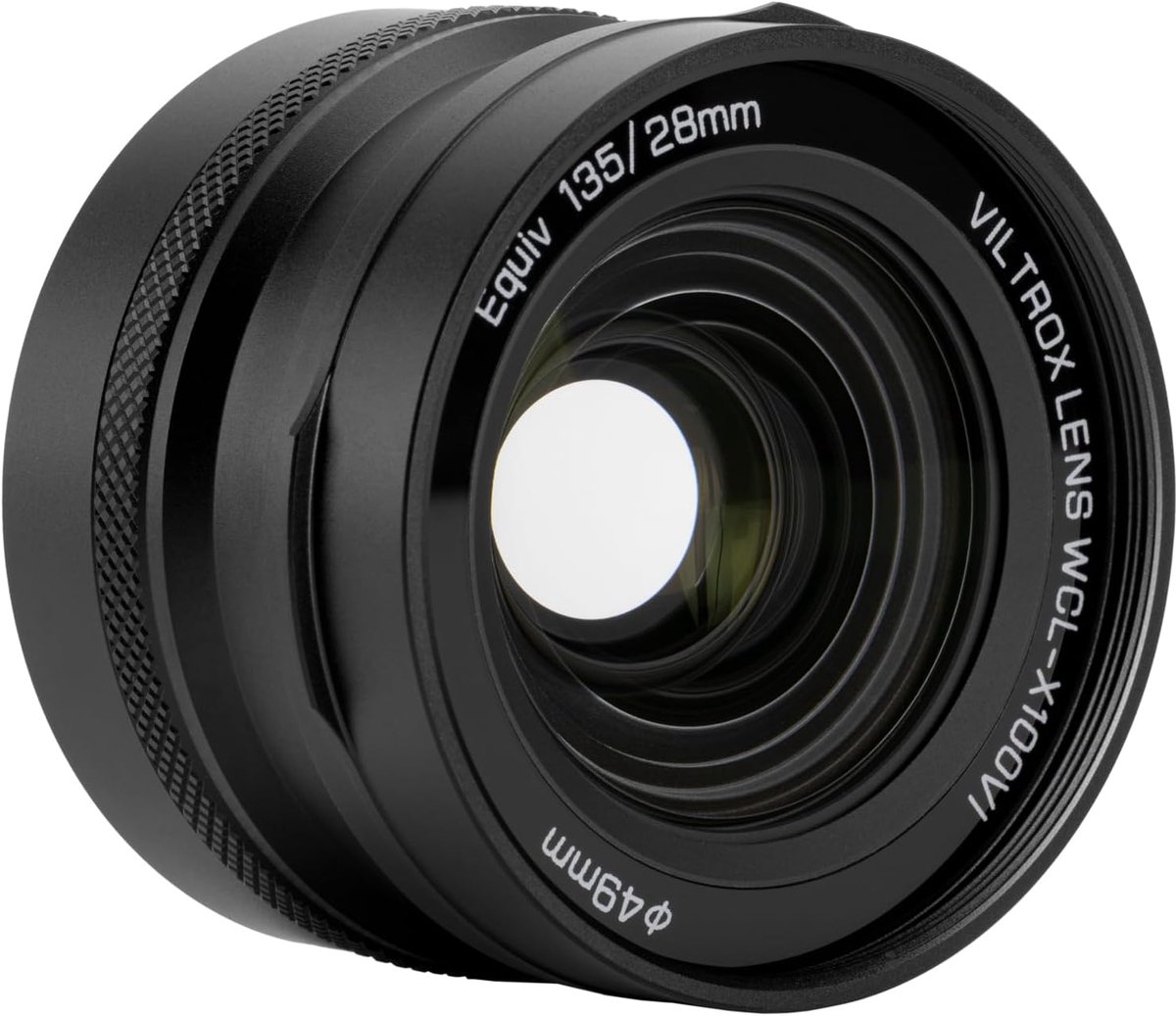 VILTROX WCL-X100VI Wide Angle Conversion Lens for Fujifilm X100 Series Camera 0.8x Wide Angle (Black) - ShopVlot