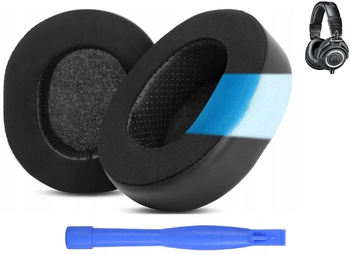 Gel Kussenset voor Audio-Technica ATH-MSR7 M50x M40x M30x