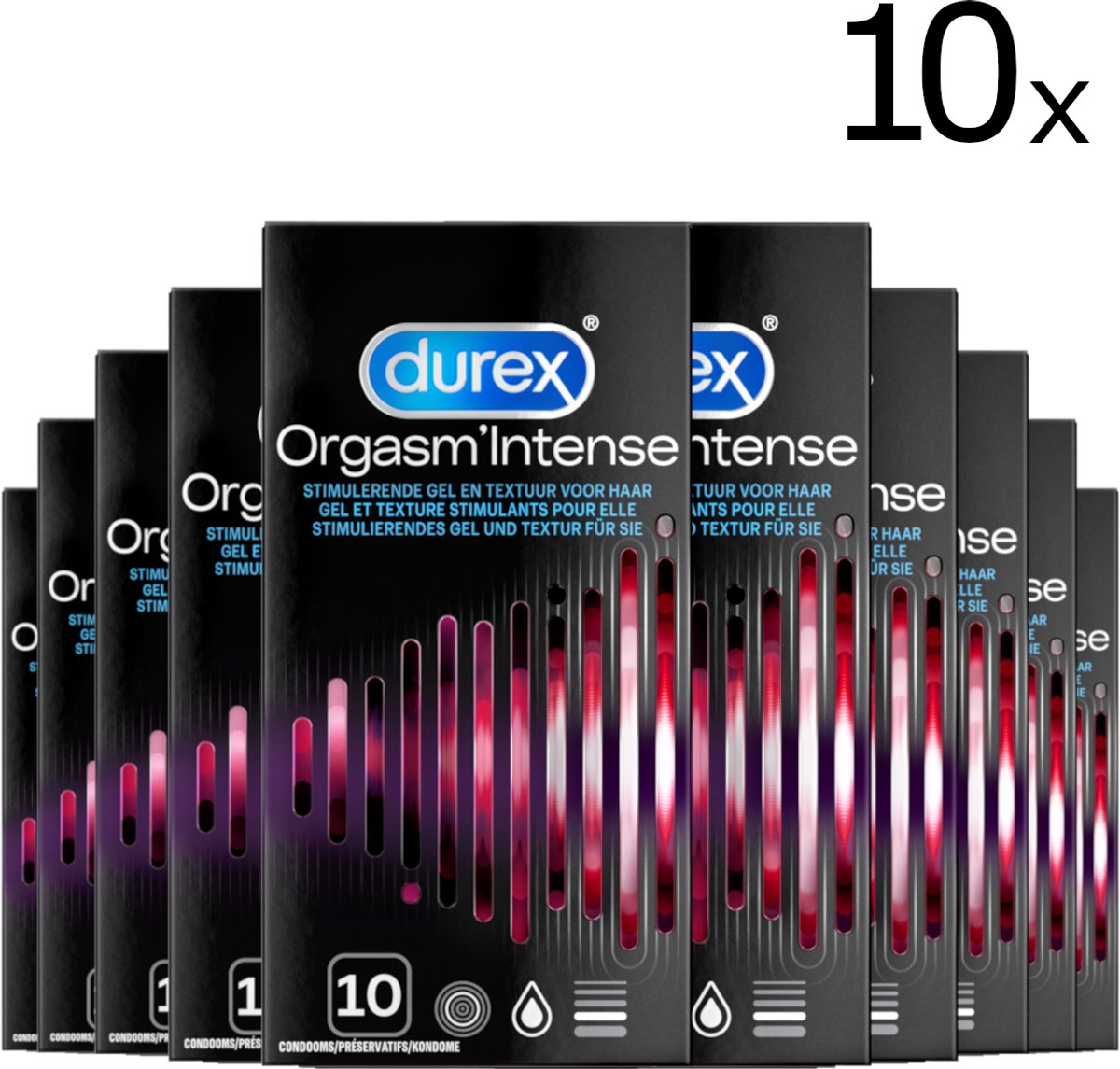 Durex Condooms Orgasm Intense 10st x10