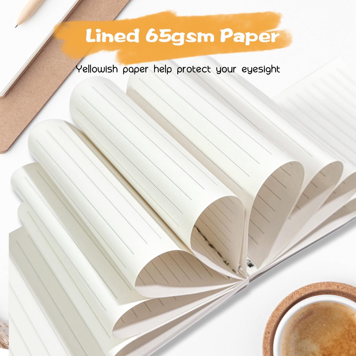 OSIMIG 24 stuks A5 spiraal notitieboeken bulk met Kraft Cover, 8x5,5 inch gevoerd papier reisdagboek notitieboeken - ShopVlot