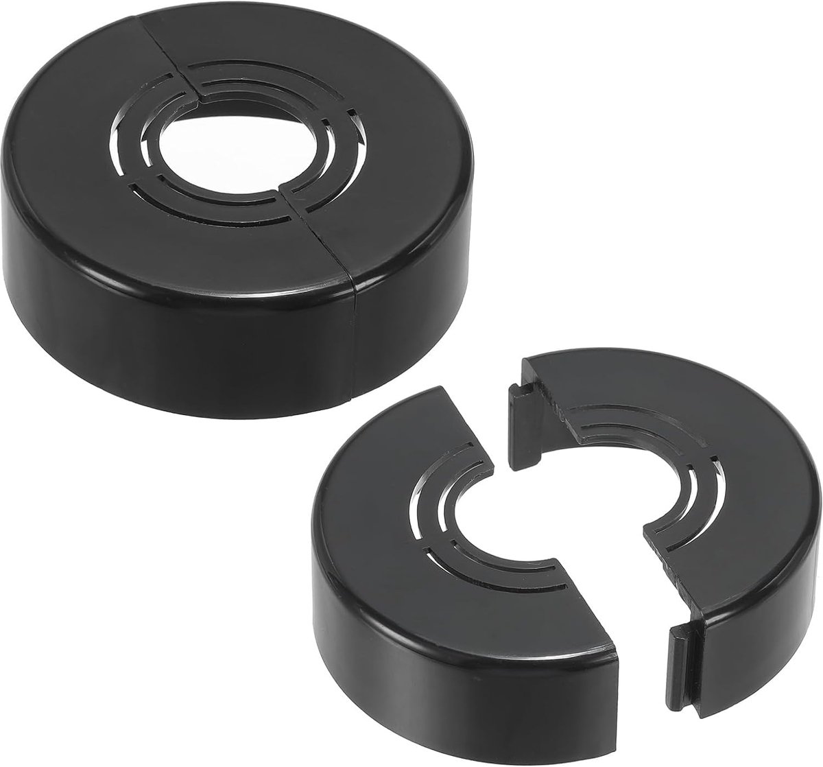 Verwarmingsbuis rozet buisafdekking muur split flens 20 mm/25 mm/32 mm op maat te snijden, 2 stuks buismanchet van - ShopVlot