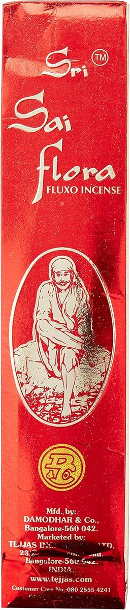 Bombayjewel Sri Sai Flora Fluxo Incense - 12 Packs of 25 g Each - ShopVlot