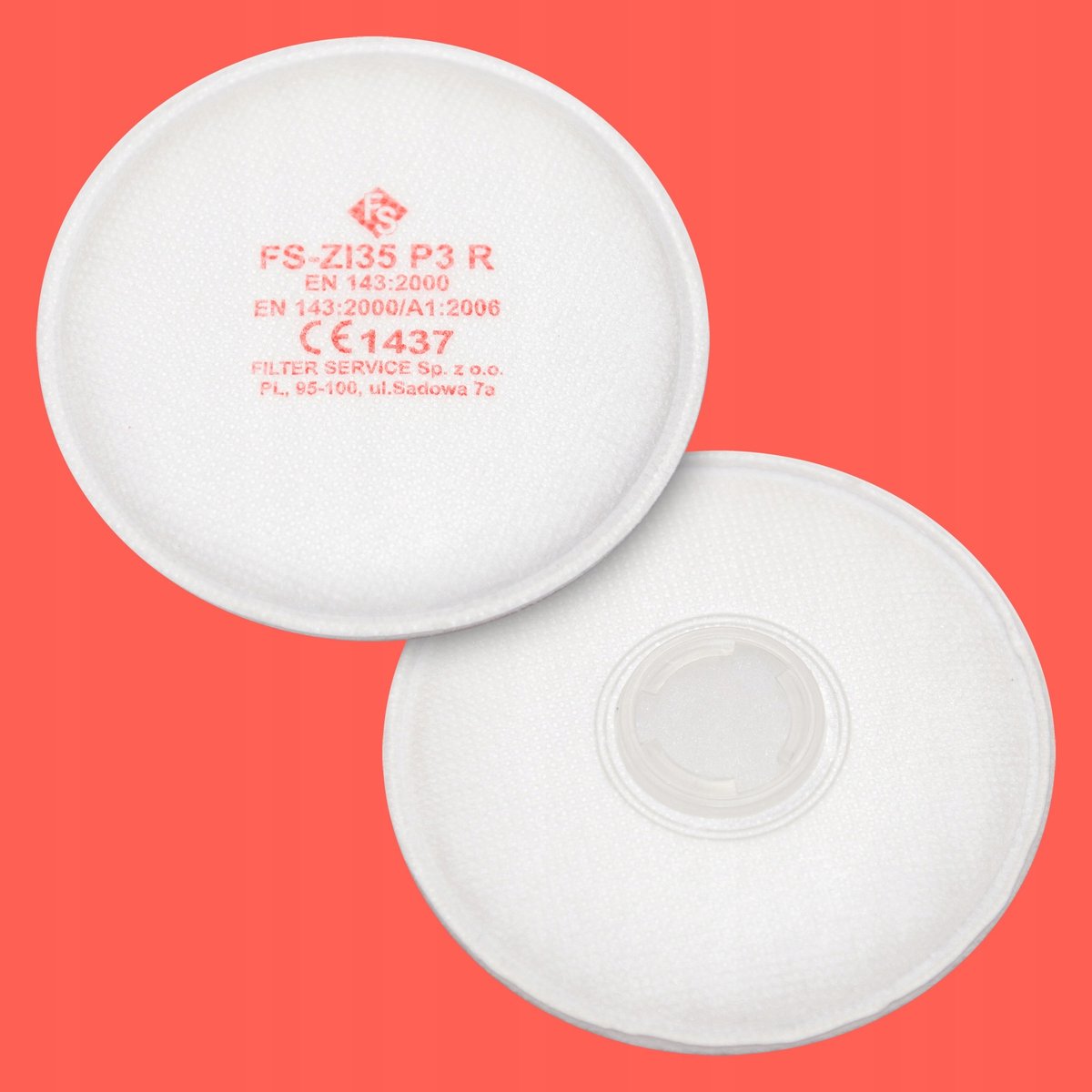 Filter FS-ZI35 P3 R Tegen Stof (2 stuks)