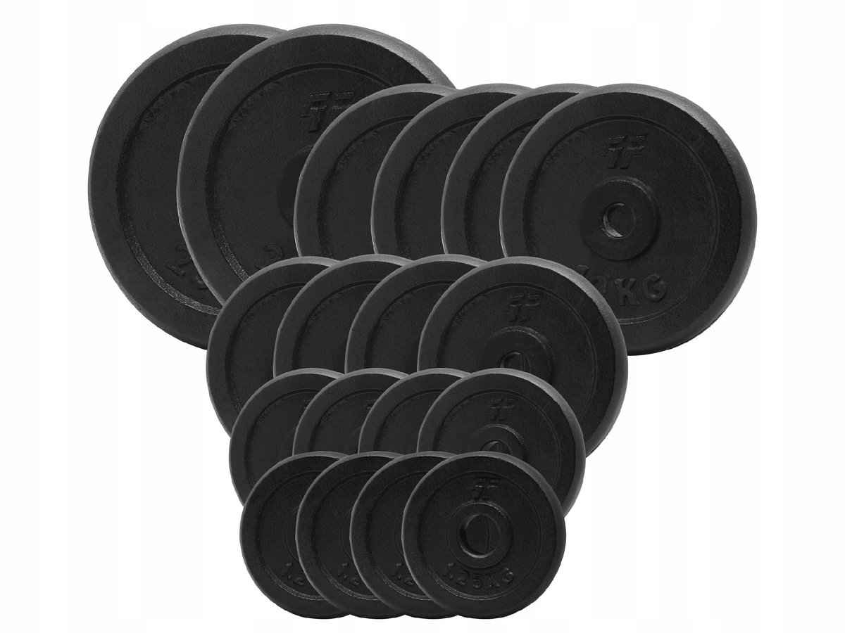 Platinum Fitness 115kg Gietijzeren Houderplatenset - 29mm