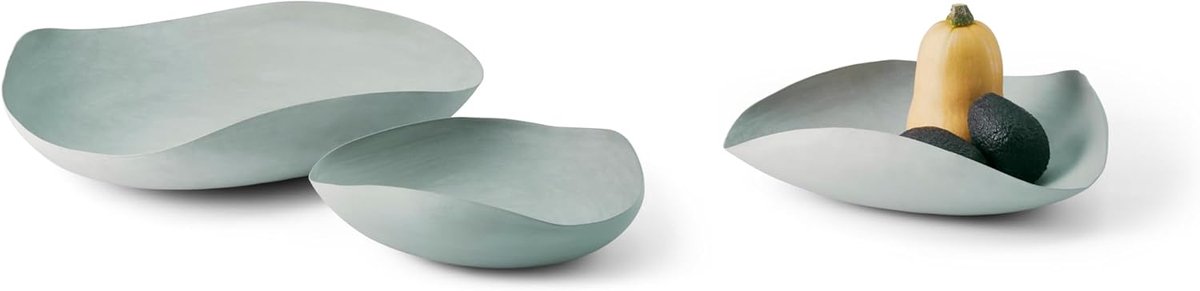 Philippi - LEAF steel bowl in 3 sizes (size M) - ShopVlot