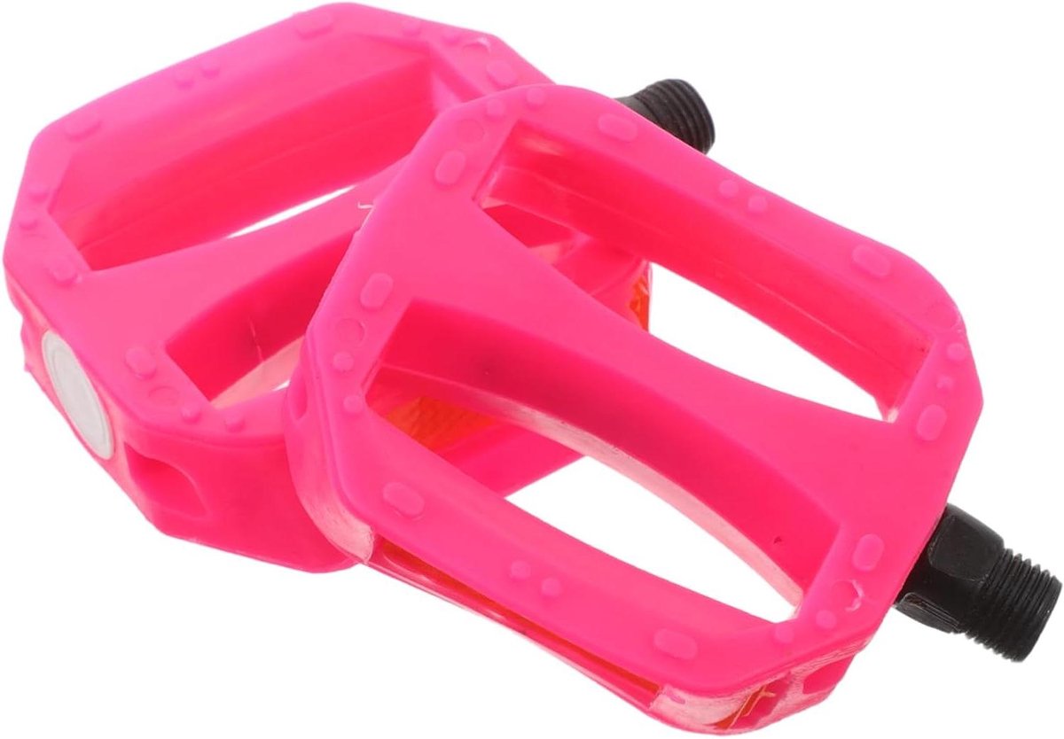 Kinderfietspedalen - Fiets trappers - Veilig Fietsen - Antislip Oppervlak - 9 x 7 x 2 cm - Roze
