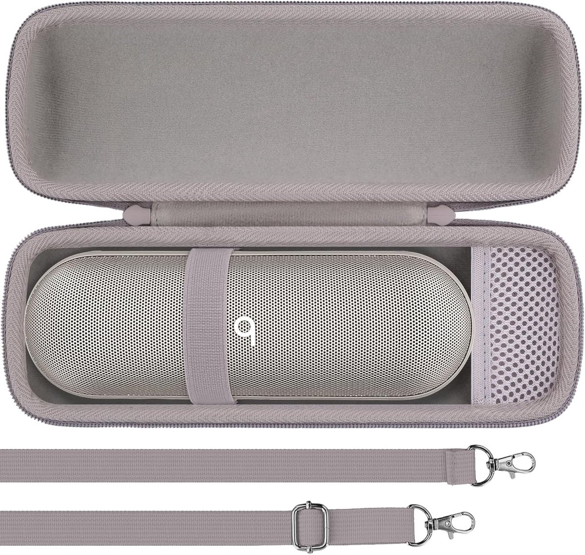 Hard Travel Case voor Draadloze Bluetooth Speaker, Waterdichte Schokbestendige Hoes met Afneembare Schouderriem voor Reizen en Bescherming van je Speaker