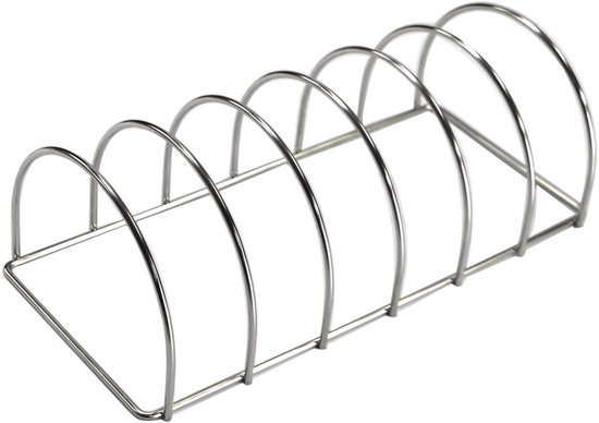 Keij Kamado Sparerib Rek Large - RVS - voor 6 spareribs van Keij — afbeelding 3