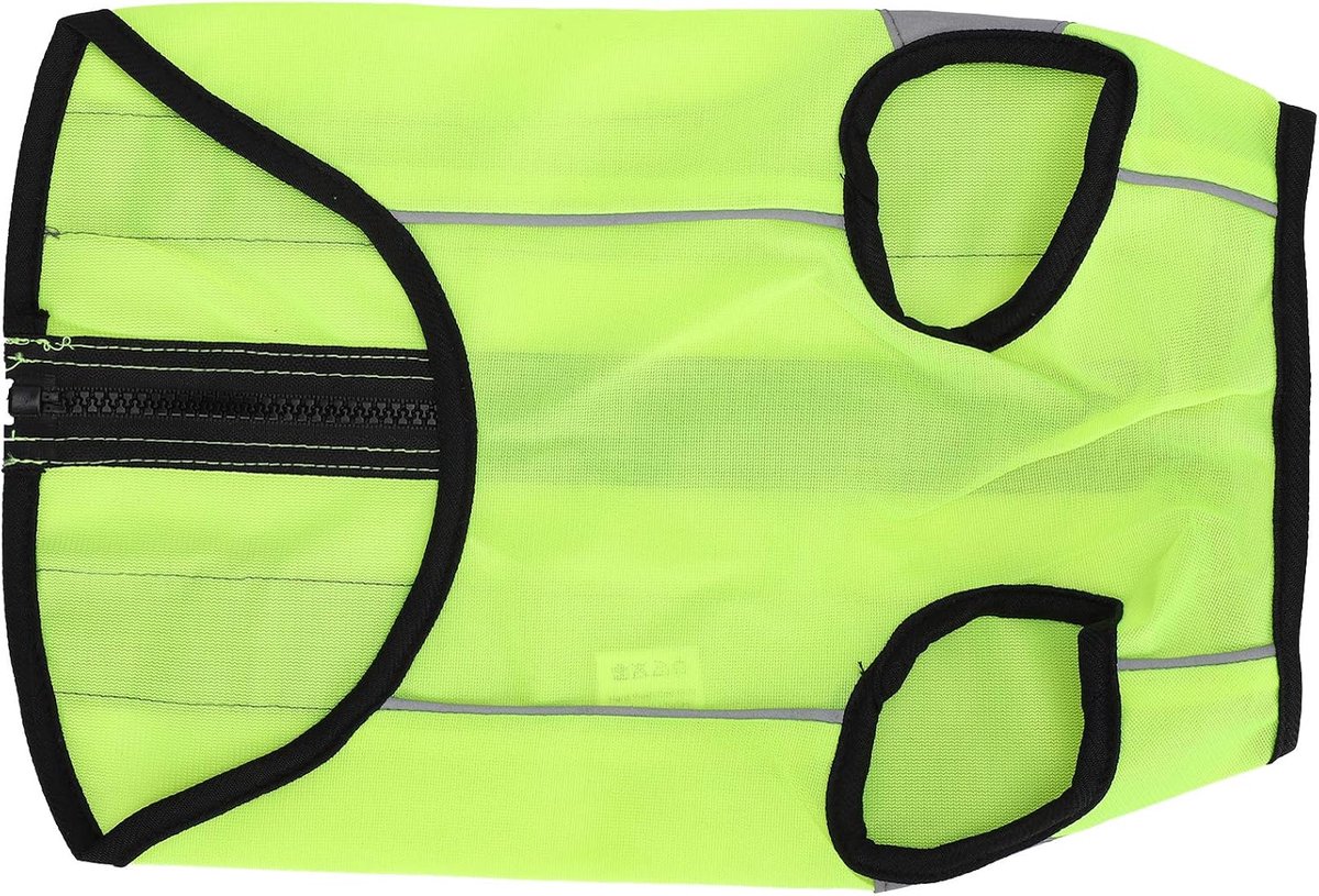 Vest voor Hondenveiligheid, Hoge Zichtbaarheidsvest voor Huisdieren(L-Fluoriserend Groen)