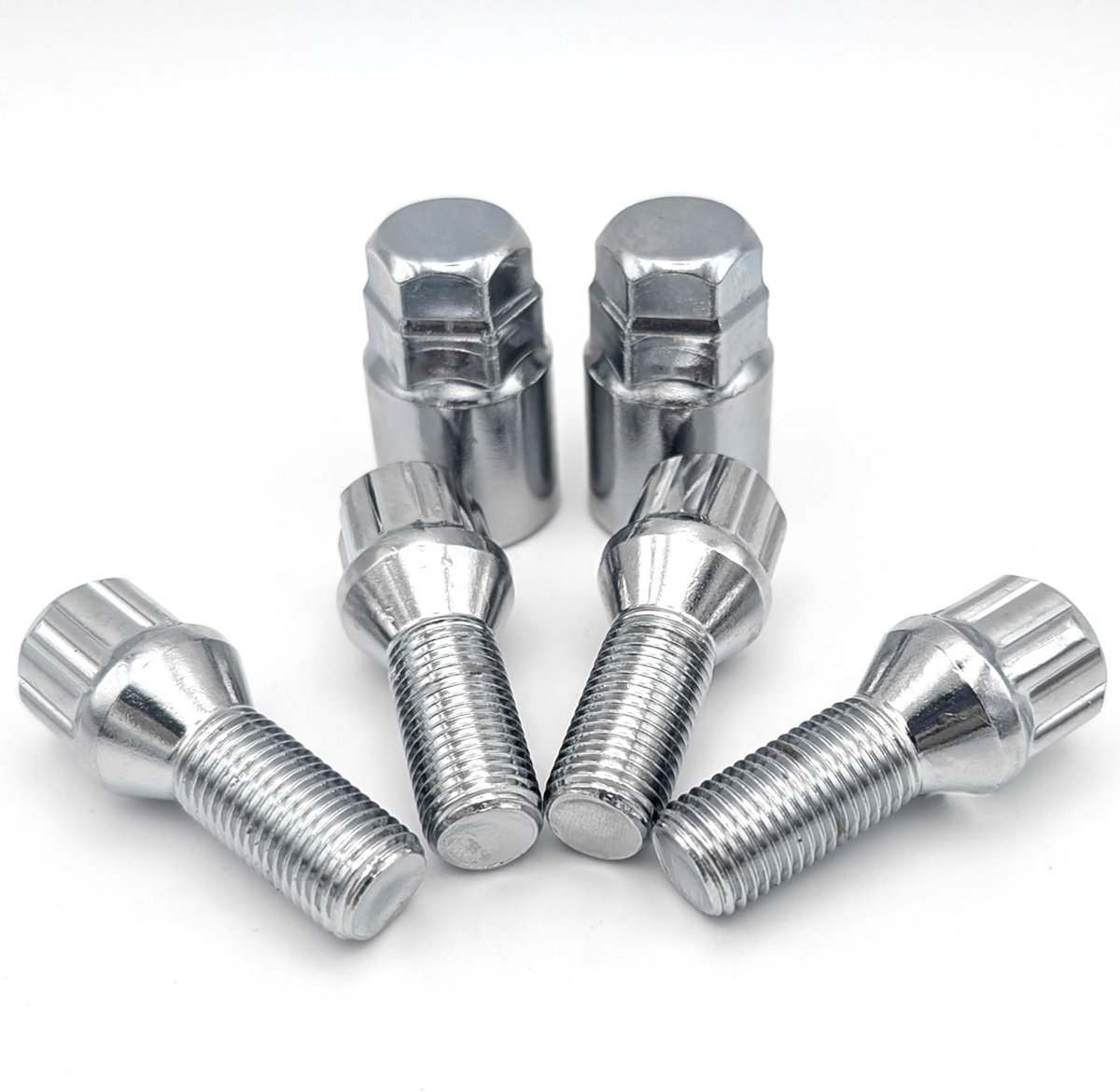 Wielslot M14x1,5 Diefstalbeveiliging Velgslot Set Chroom met 2 Sleutels