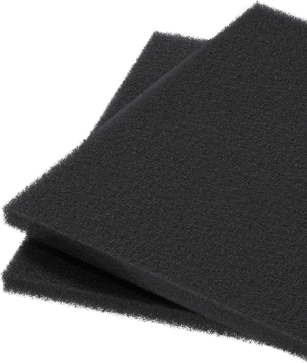 2 Pak Aquarium Filter Media Pad voor Fish Tank Filters Aquarium Filter Media Spons Filter Floss Roll voor Sumps Vijvers Hydroponics Schuim Floss voor Water Filtratie, 23 cm L x 23 cm B