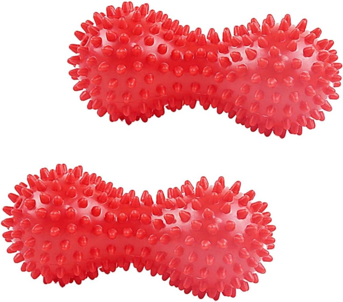 Mini Massageballen - Spierontspanning Set - Zelf Massage - Pinda Vorm Ontwerp - 2 Stuks 14.5 cm - Zwart