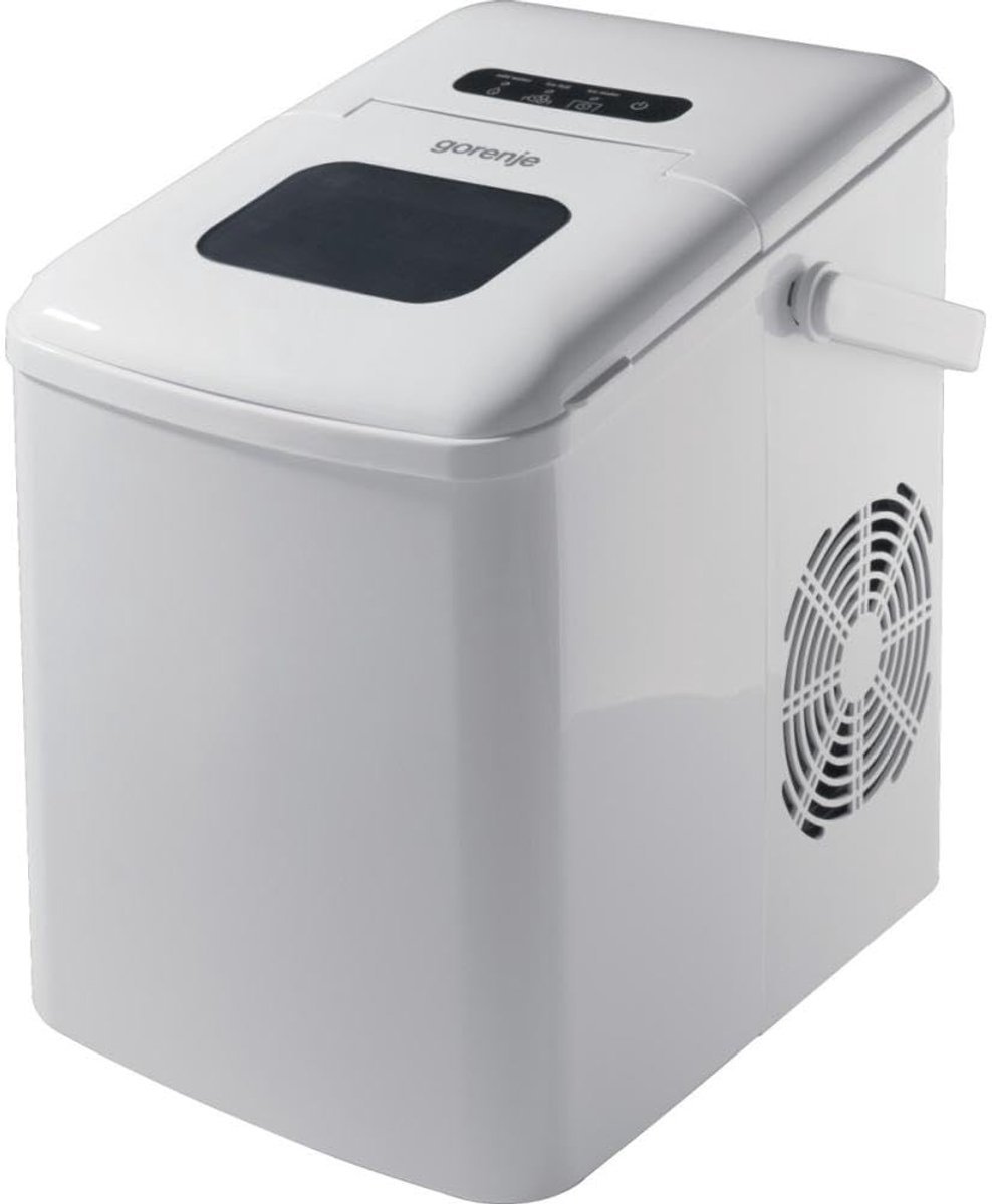 SnelShoppen - Draagbare IJsblokjesmachine 12 kg/24u, 120 W, Wit - Ideaal voor Feest, Camping, Keuken, Tuin, Verjaardag en BBQ