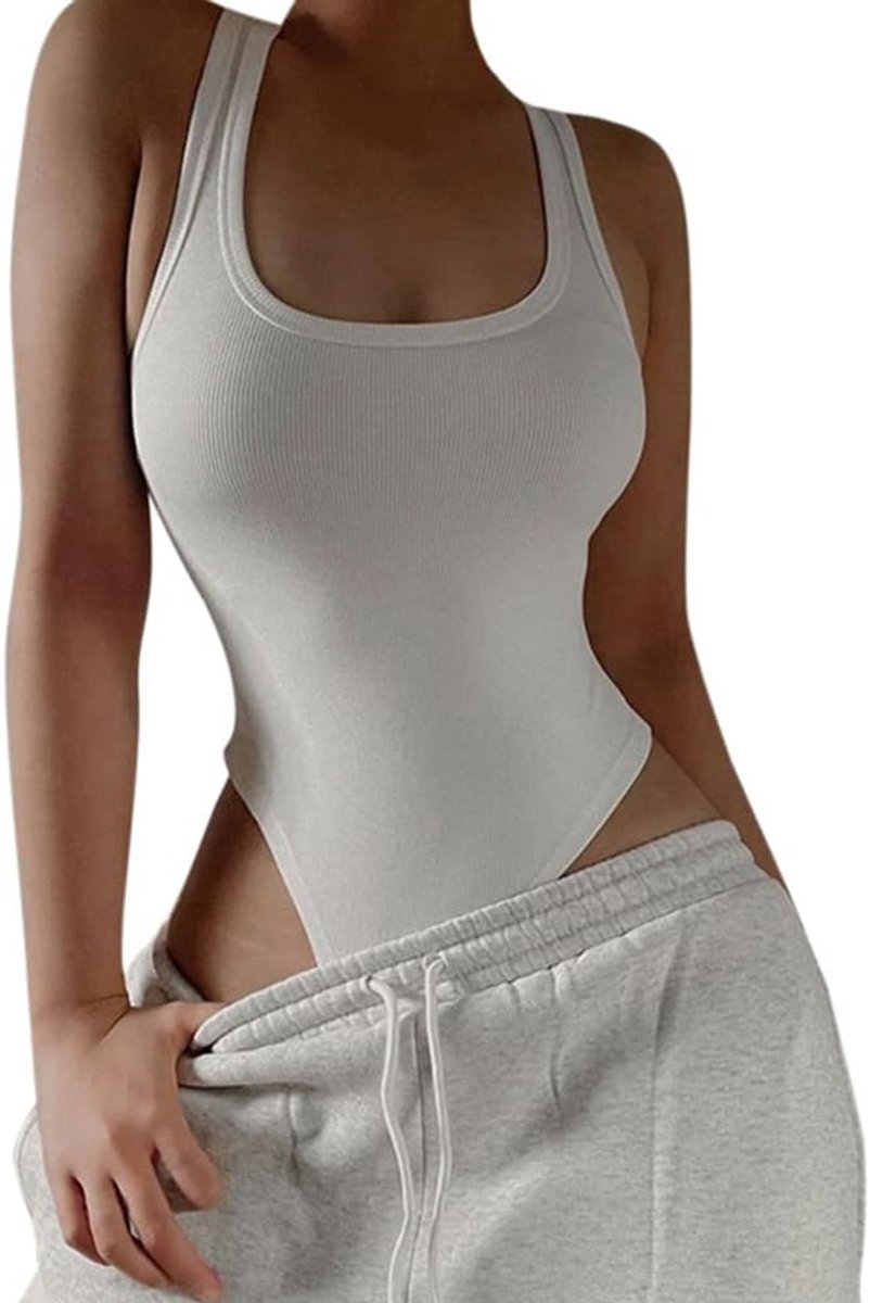 bodysuit voor dames, sexy tanktops voor dames, stretch turnpakje, hemden, uitgaan, hemdje, bodysuit