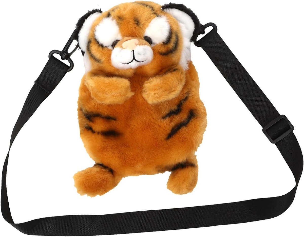 Pluche Crossbody Tas - Schoudertas Panda Rugzak - Dagelijks Gebruik - Zacht Pluche Materiaal - 25x15x9 cm - Gekleurd