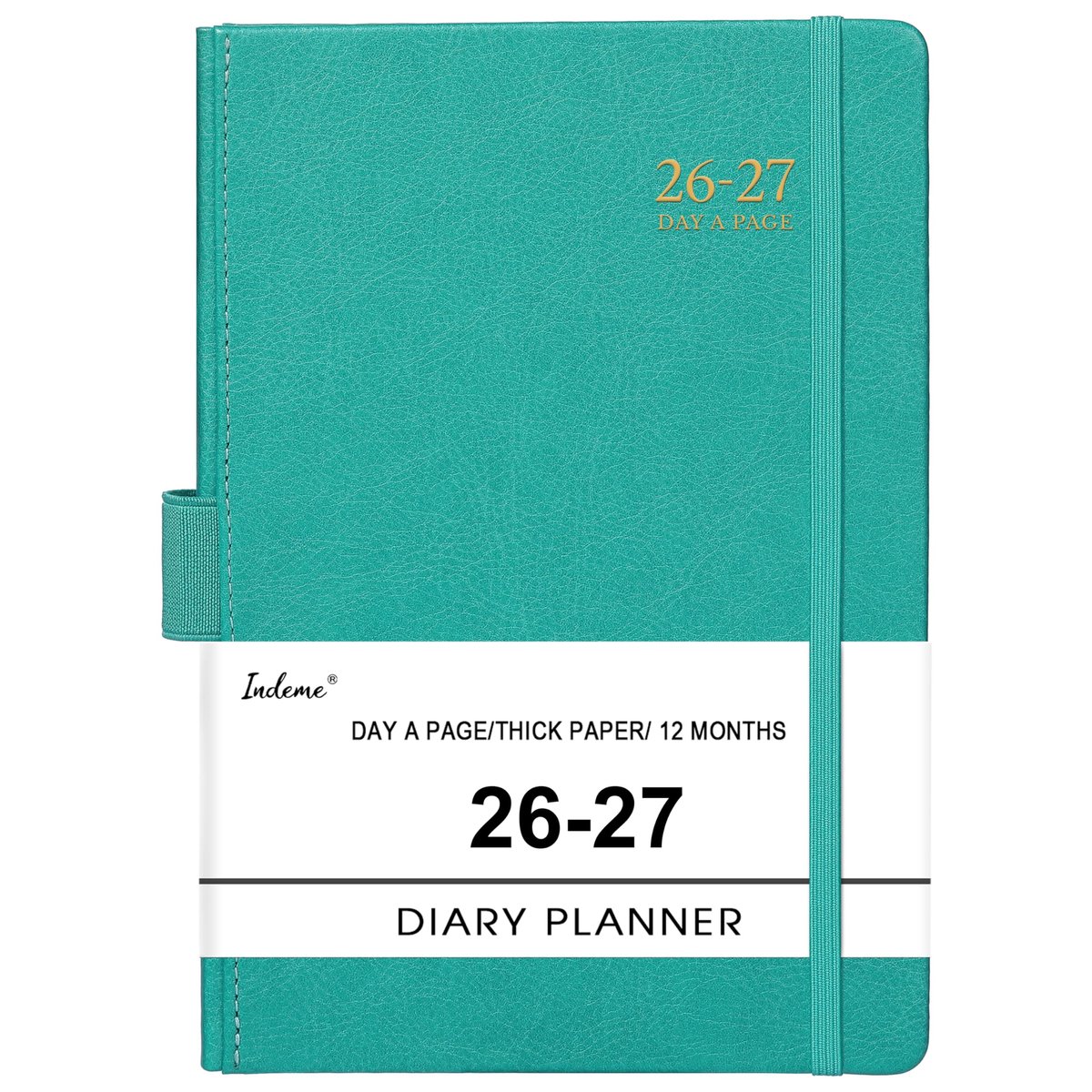 SnelShoppen - Academisch Dagboek 2026-2027 - Dagboek Pagina per Dag, Groen - Perfect voor Studenten, Organisatie, Notities, Planning en Meer
