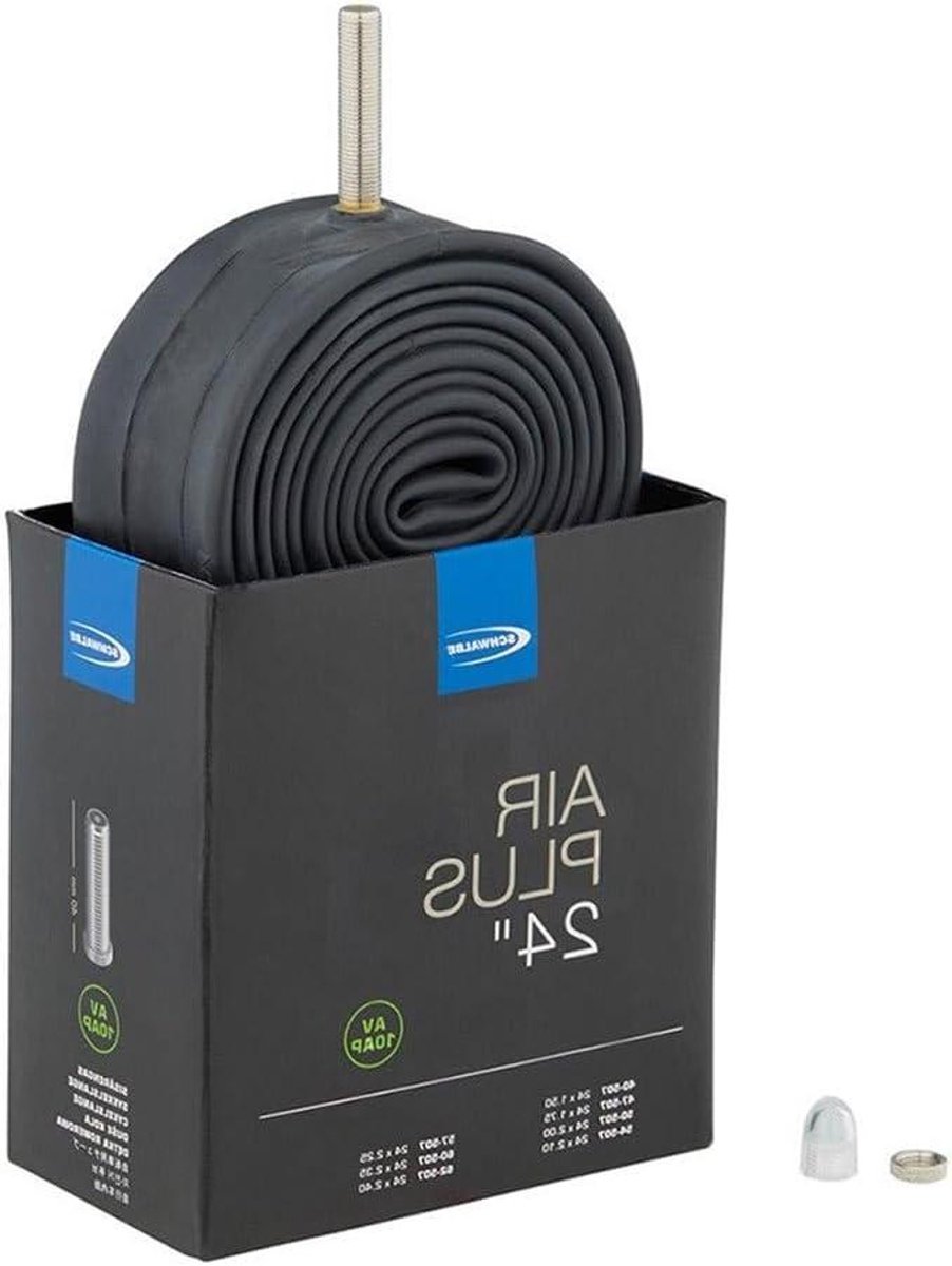 Fiets Binnenband - Reserve Band - Fietsen Onderhoud - Ventiel Lengte 40mm - 24 Inch - Zwart