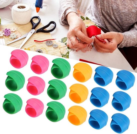 40 STKS Kleurrijke Draad Spool Huggers Spoelhouder Draad Controle Spoel Houder Clips voor Borduren Quilten en Naaigaren — afbeelding 2