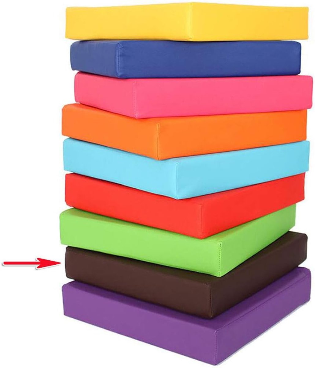 wangk Dikke bankkussen, rechthoek bank stoel zachte pad mat chaise swing stoel kussen voor tuin buiten voor 2 3 zitplaatsen outdoor bank pad kussen-bruin 150 × 35 × 5 cm (59 × 14 × 2in)
