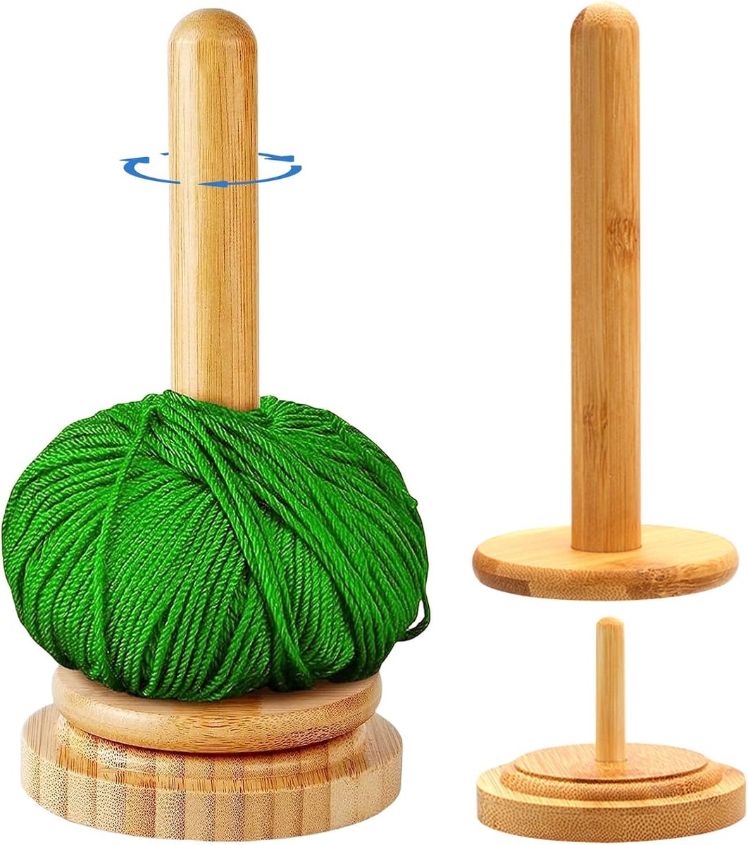 Garenhouder van hout, garenhouder voor breiwerk, garenhouder voor breiwerk en haaknaalden, rolhouder voor breiliefhebbers