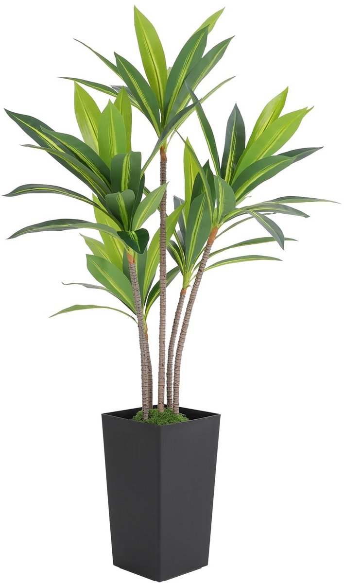 Kunstplant Dracaena 150 cm - Kunstboom met bloempot