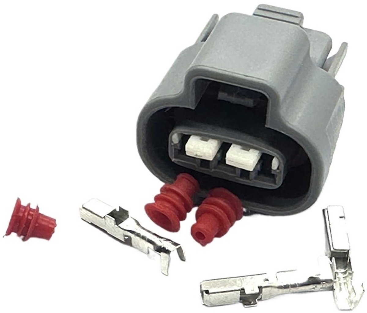 3 Pin Auto Connector Set - Waterdicht - 10 Sets - Army Green