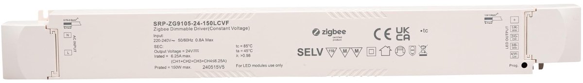 150W LED Dimbare Driver - Constant Voltage