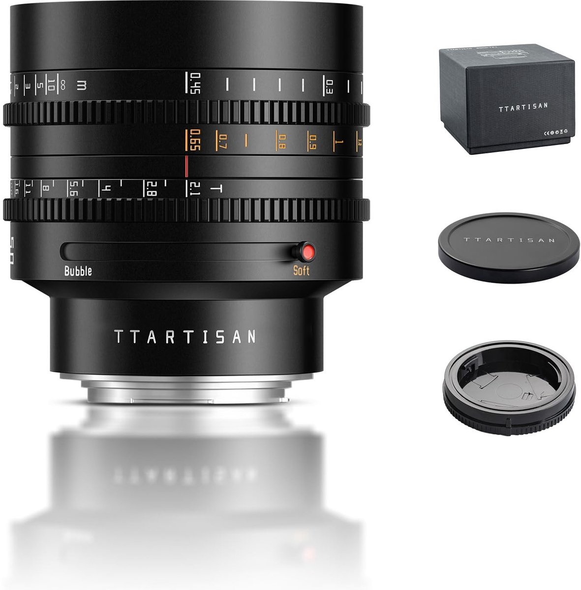 50 mm T2.1 Cine-objectief - Handmatige scherpstelling voor RF-mount