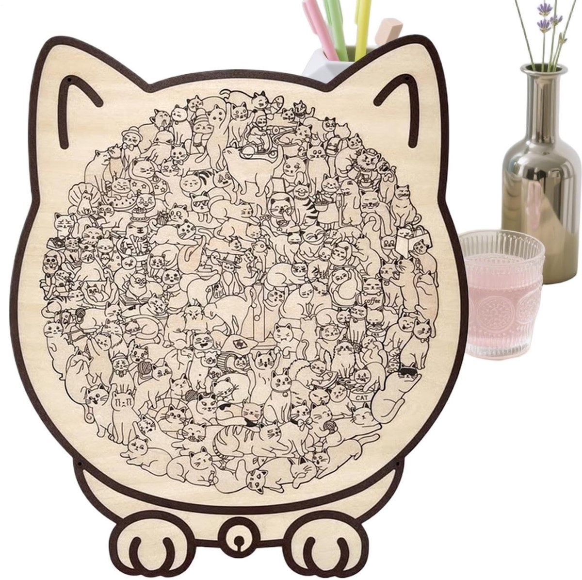 Katten puzzel 135 stukjes - Educatieve spellen voor kinderen