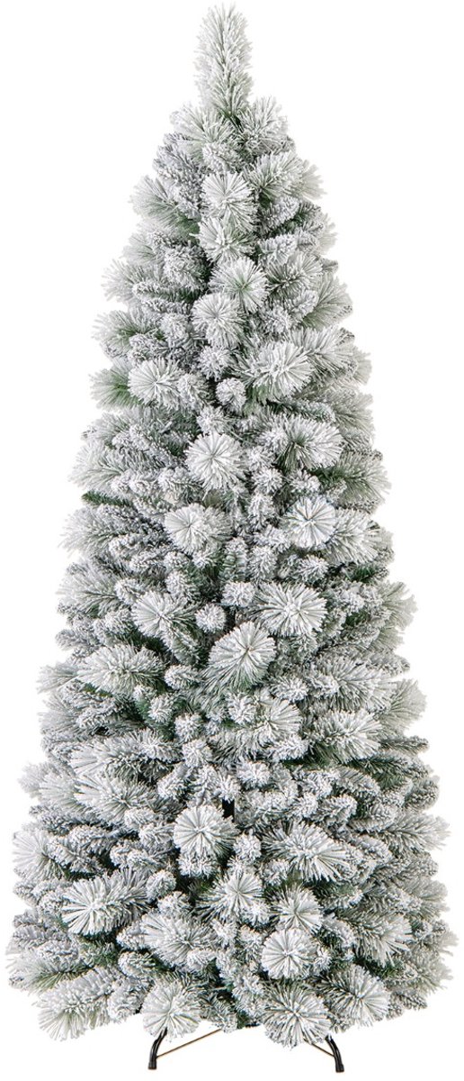 SureDeal® - Kerstbom - Gevlokte Kerstboom Kerstboom - Dennennaalden Takuiteinden Warmwitte - Groen