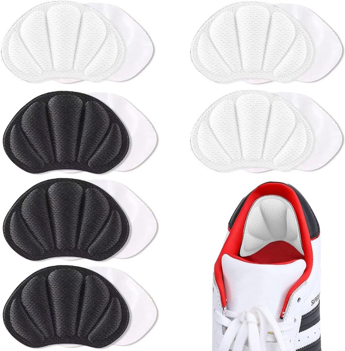 Comfortabele Heelpads voor Schoenen - Verminder Schoenmaat, Bescherming tegen Wrijving en Blaren, Ideaal voor Heren en Dames