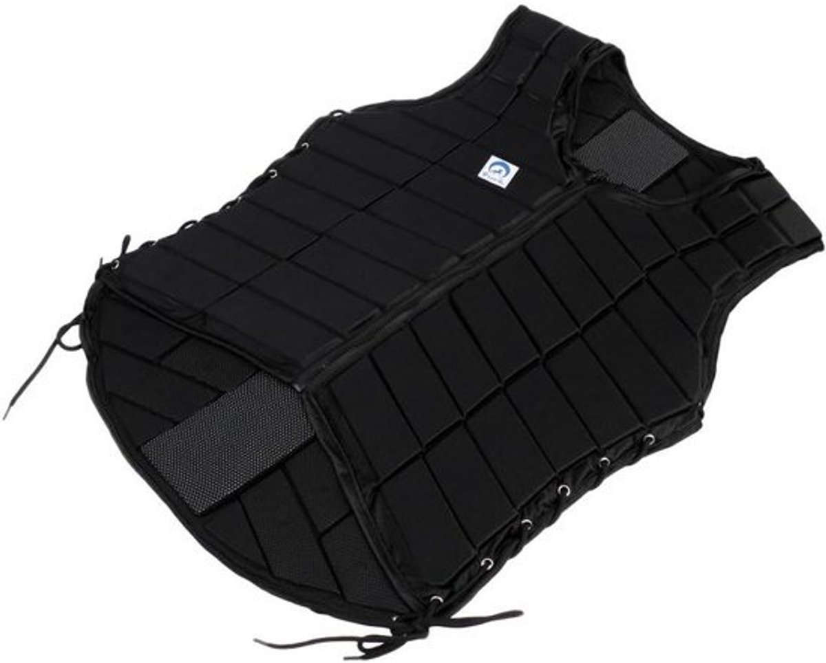 Paardrijden Veiligheidsvest - Bodyprotector Paardensport - Bescherming Tijdens Rijden - Ademend Comfort - Heren L - Zwart