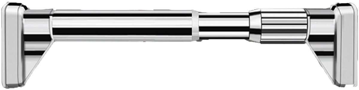Verstelbare Douchegordijnstang 110-200 cm - Nonslip, staal, zonder boren
