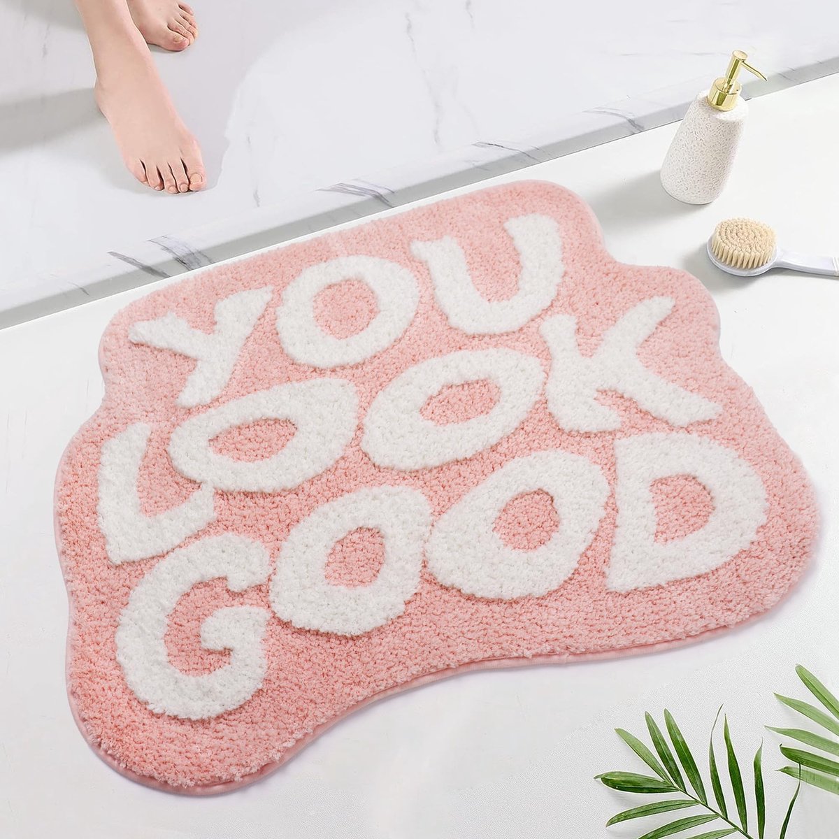 Badmat Microfiber - Antislip en Absorberend - Roze
