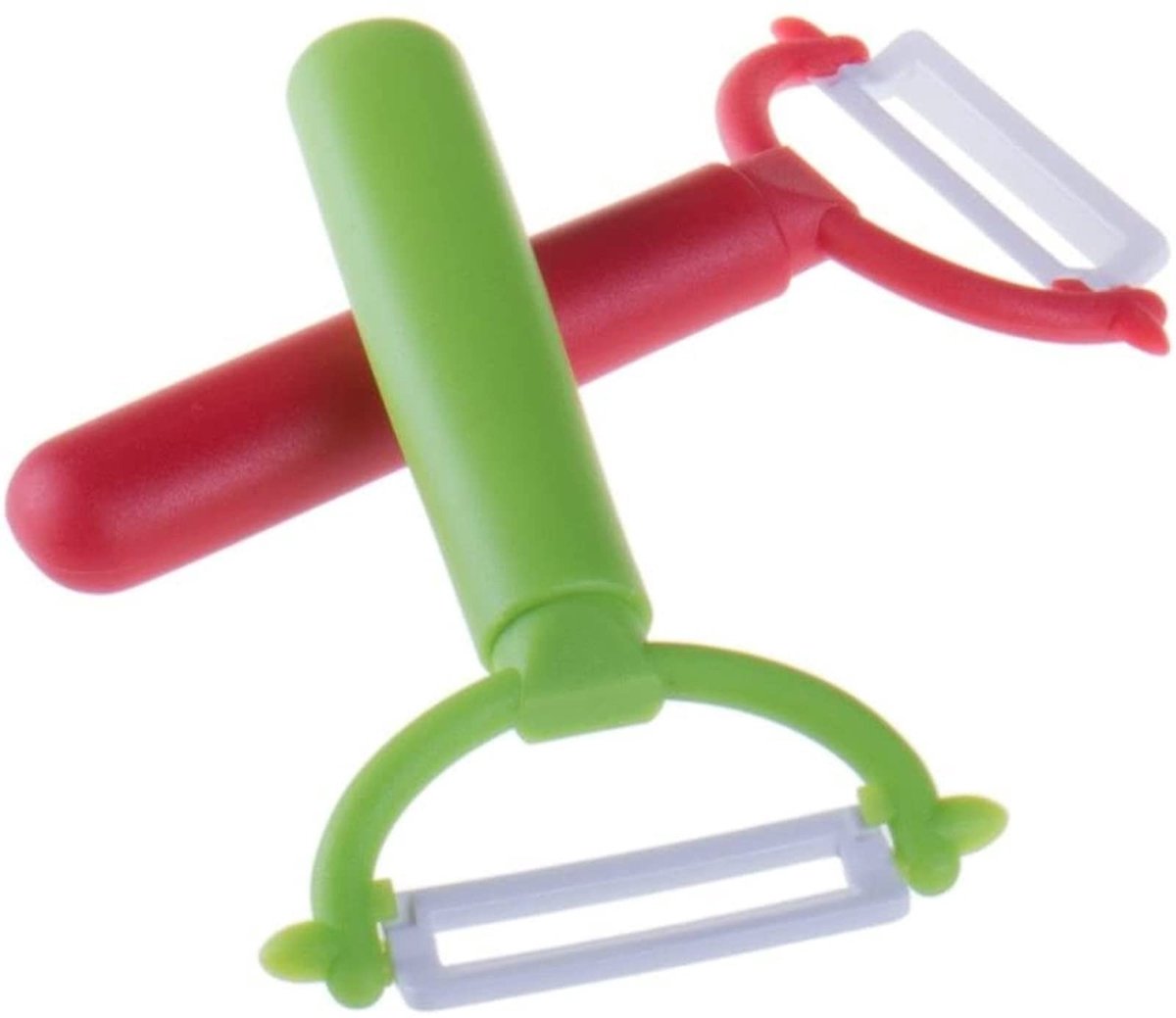 Keramische Messen Set - 2 Stuks - Groenten Schiller - Kindvriendelijk