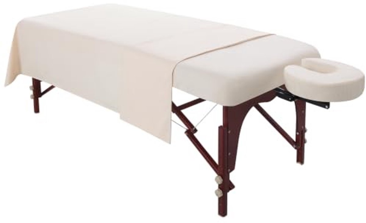 3-delige Microfiber Massage Tafelkleed Set - Inclusief Hoofdkussenhoes en Fitted Sheet