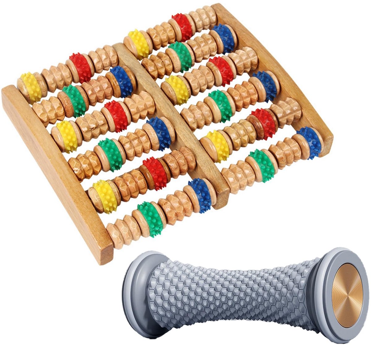 Houten Voetmassage Tool - Voor verlichting van pijn en fasciitis