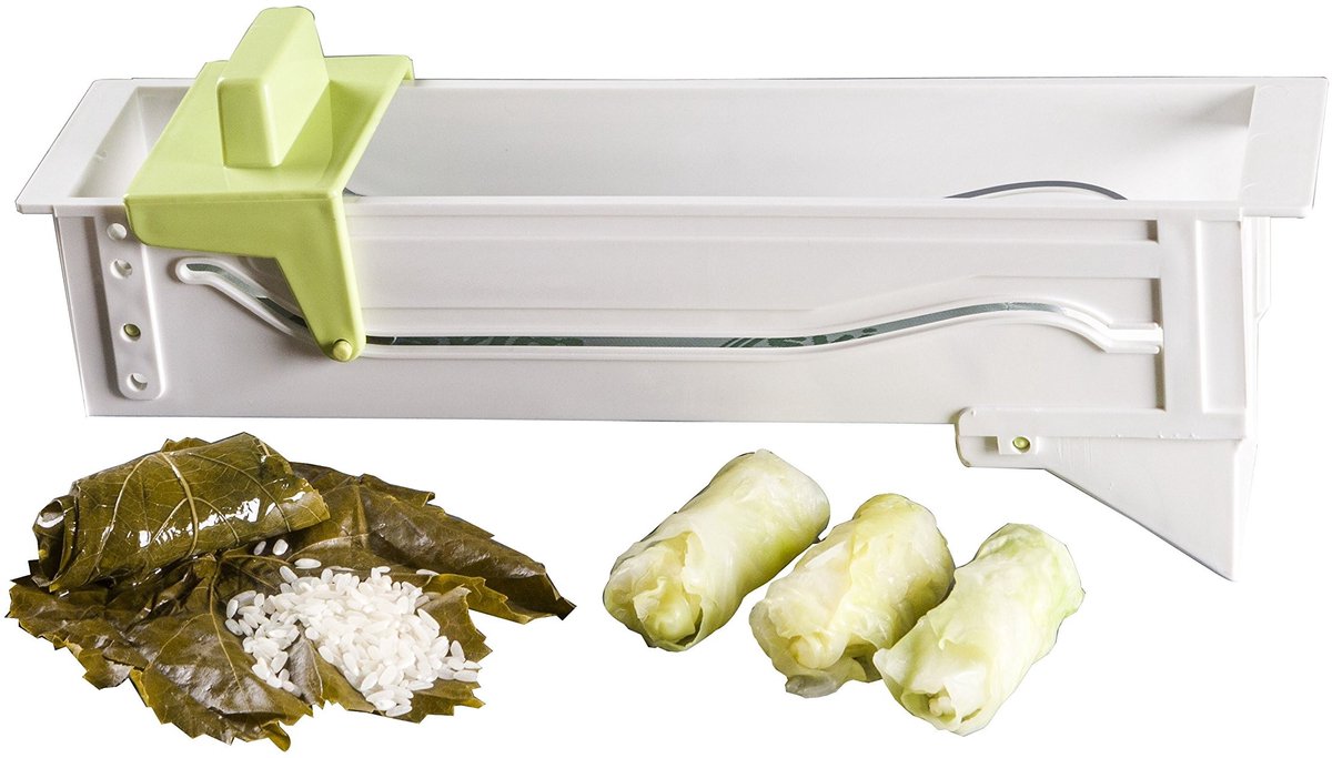 Dolma Serma Chef voor het rollen van wijnbladeren - Wit, 29 x 7 cm
