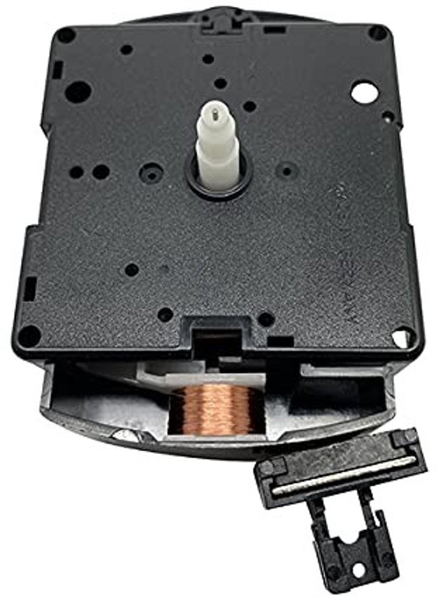 Wandmechanisme voor Penduleklok - 16mm schacht voor klokken 4-6mm dik