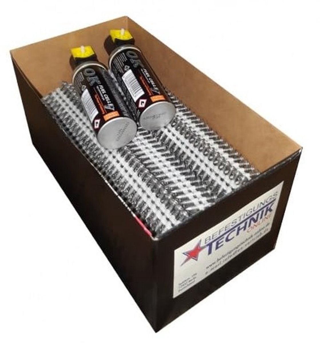 20° Hechtnagels - 2.8 x 25 mm - Verpakking van 2000 stuks
